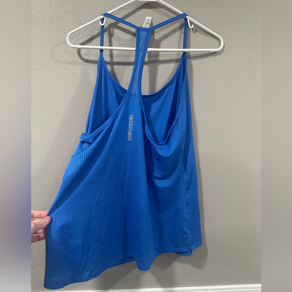 NWT Under Armour Women's Vibrant Blue Tank Top - Picture 4 of 4